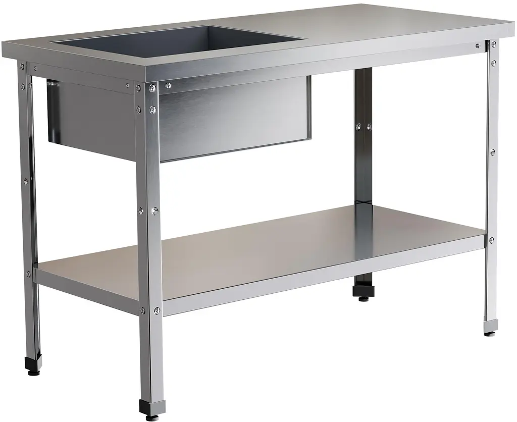 Ванна моечная с крылом RESTOINOX ВМСР/1-13/7-П-ЭЦ