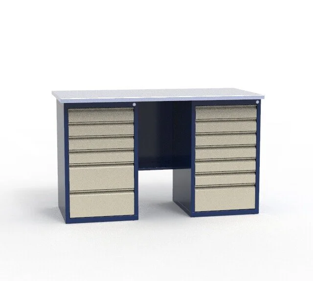 Верстак слесарный двухтумбовый СВ-2Т.06.07.14_сб10