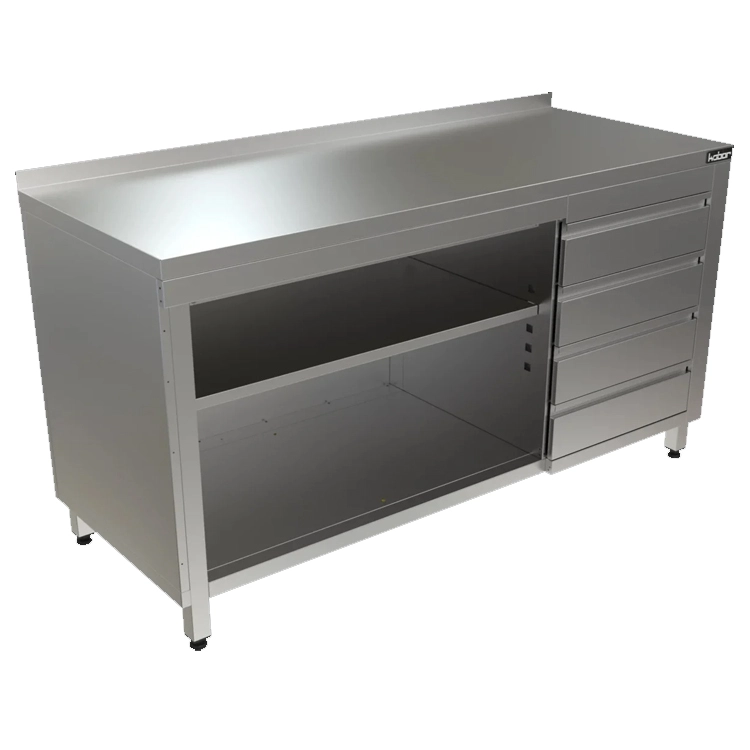 Стол-тумба с бортом Кобор СТБ/1-90/60/О