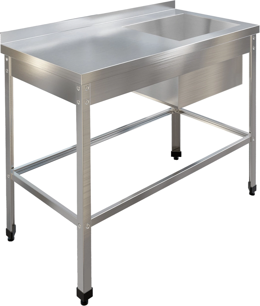 Ванна моечная с крылом RESTOINOX ВМСР/1-13/7-БПО-ЭН