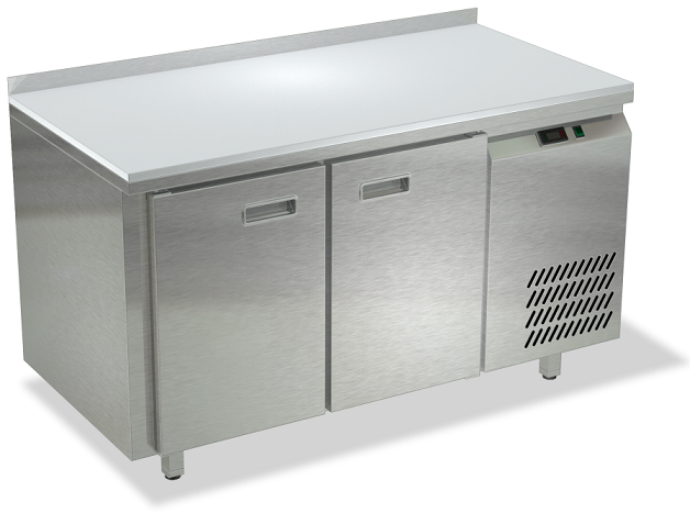 Морозильный стол боковой агрегат столешница полипропилен борт СПБ/М-623/06-1307 (1390x700x850 мм)