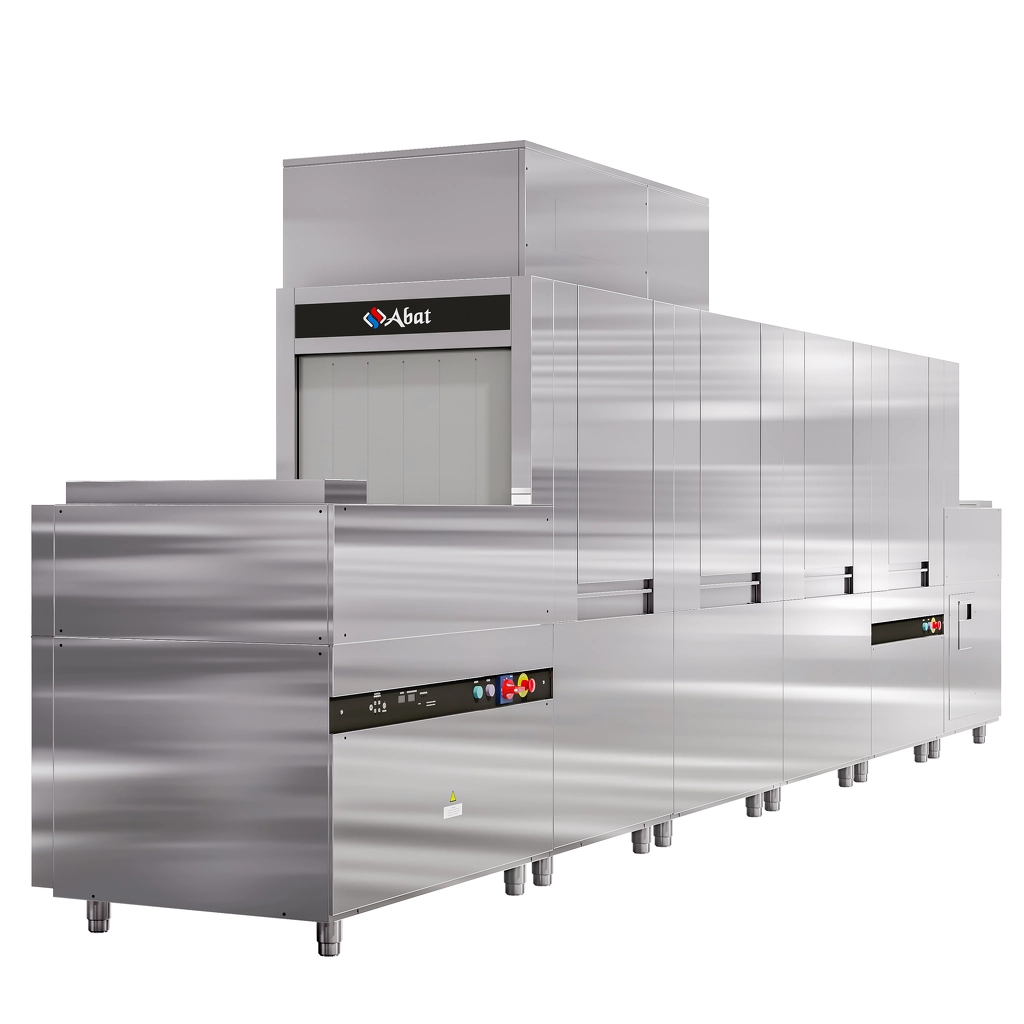 Машина посудомоечная туннельная МПТ-3000К с пальчиковым конвейером (левая)