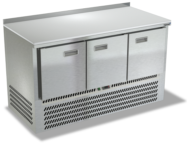 Морозильный стол нижний агрегат столешница полипропилен борт СПН/М-623/03-1406 (1485x600x850 мм)