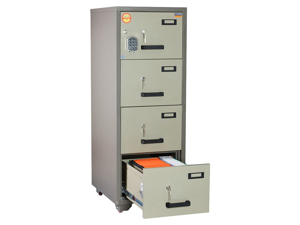 Фото - огнестойкая картотека valberg fc 4e-kk (1500х545х653 мм) шкаф картотечный сейф для документов