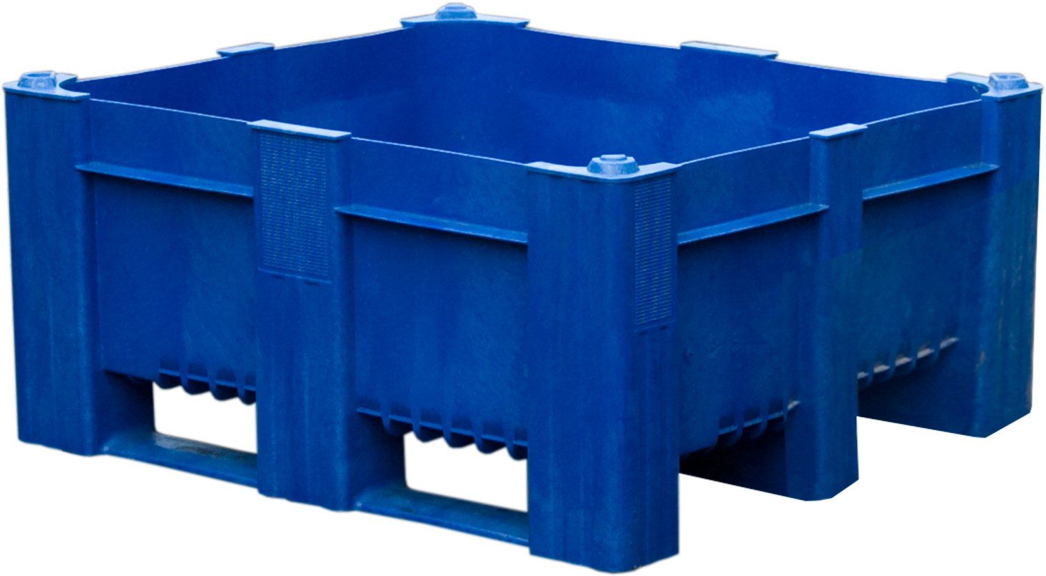 Контейнер пищевой бокс паллет BoxPallet 11-100-LA-ACE (540) размером 1200х1000х540 мм сплошной синий