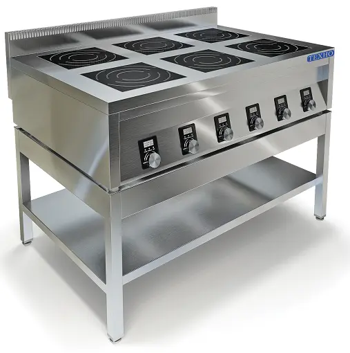 Индукционная плита 6-ти конфорочная ИПП-640145