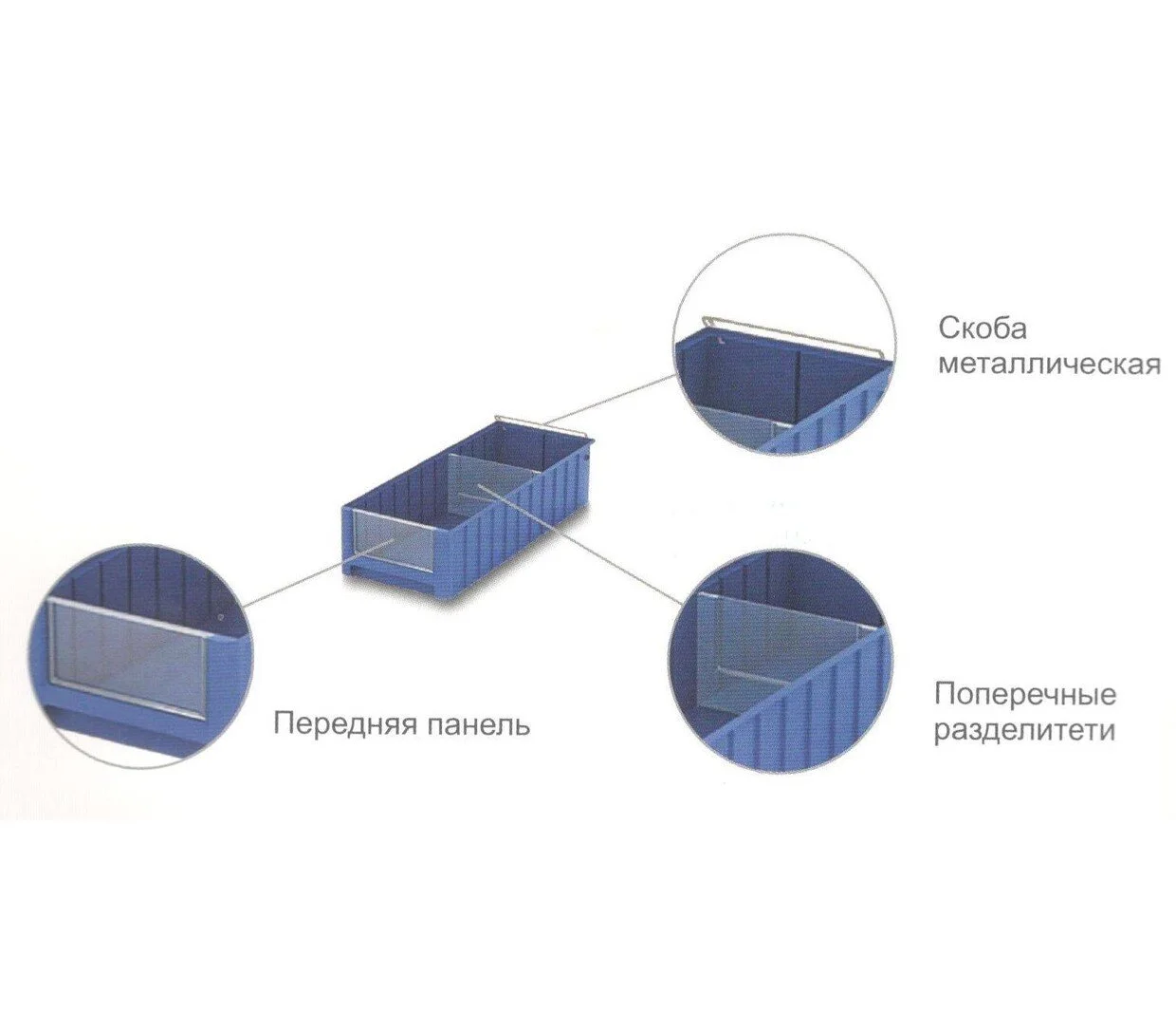 Контейнер пластиковый складской SK 5209
