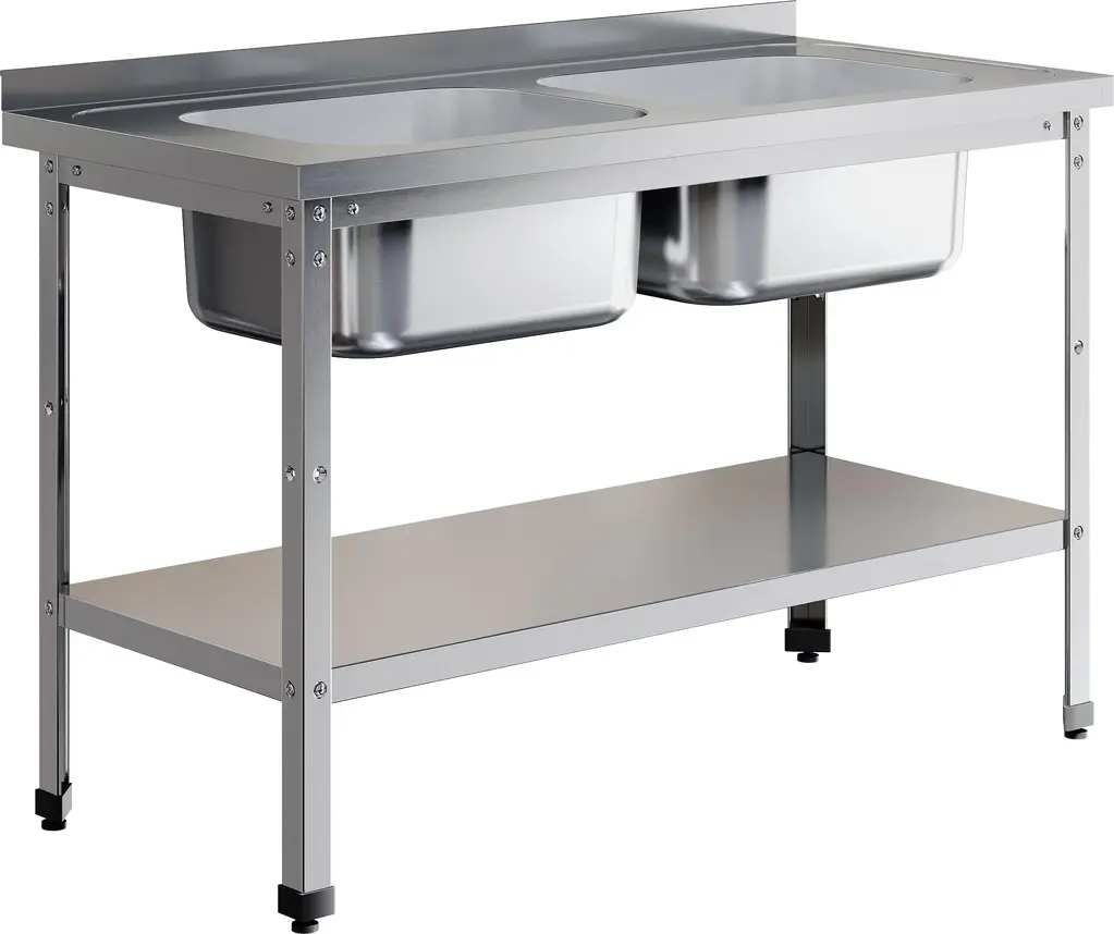 Ванна моечная цельнотянутая RESTOINOX ВМЦ-2/13/7-БП-ЭЦ