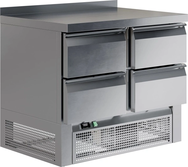 Стол морозильный RESTOINOX SHN-22SNE-B (нижн. расп. агр. 4 ящ.)