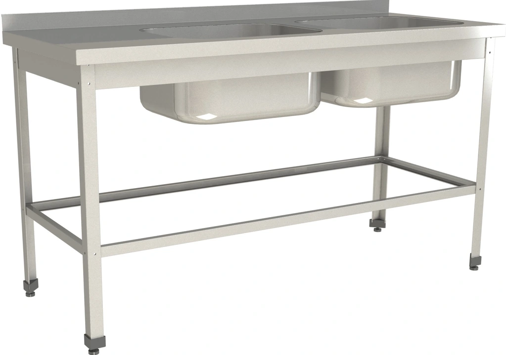 Ванна моечная цельнотянутая RESTOINOX ВМЦ-2/16/7-БОП-ЭН