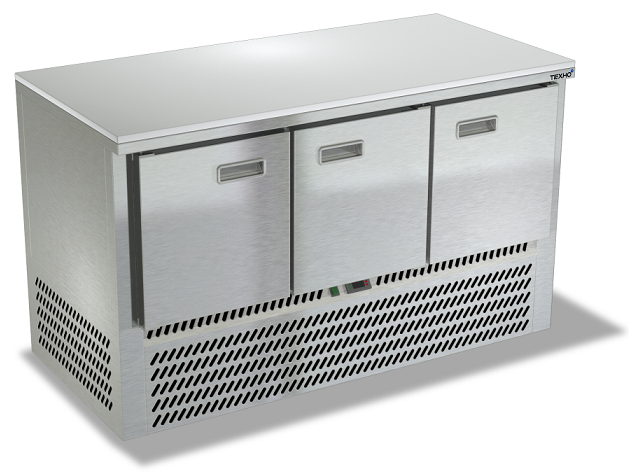 Морозильный стол нижний агрегат столешница полипропилен без борта СПН/М-523/03-1406 (1485x600x850 мм)