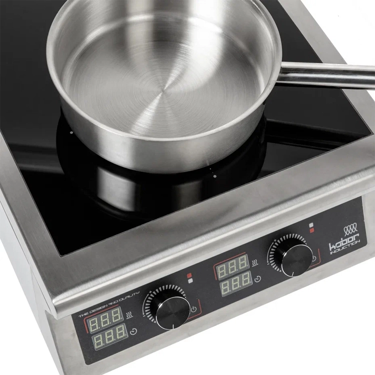 Плита индукционная на закрытой подставке 2 конфорки Кобор I9-2S2