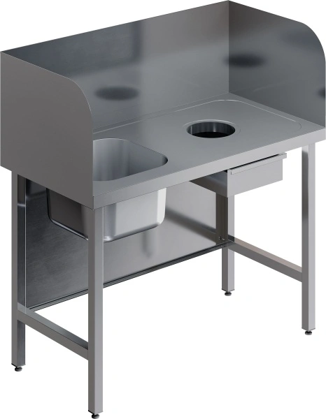 Стол для чистки рыбы RESTOINOX СПЧВЦ-15/6-БОП
