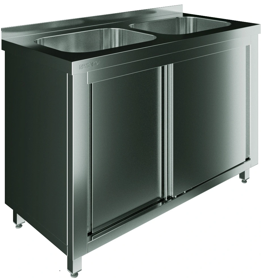 Стол купе СПЗК2М-18/6-БП с моечной ванной