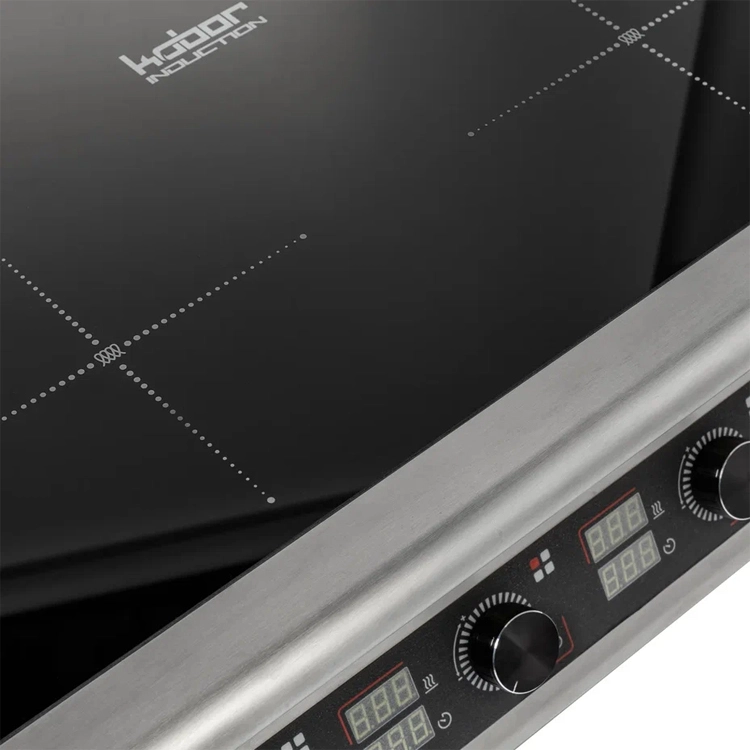 Плита индукционная на полузакрытой подставке 4 конфорки Кобор I9-4S1