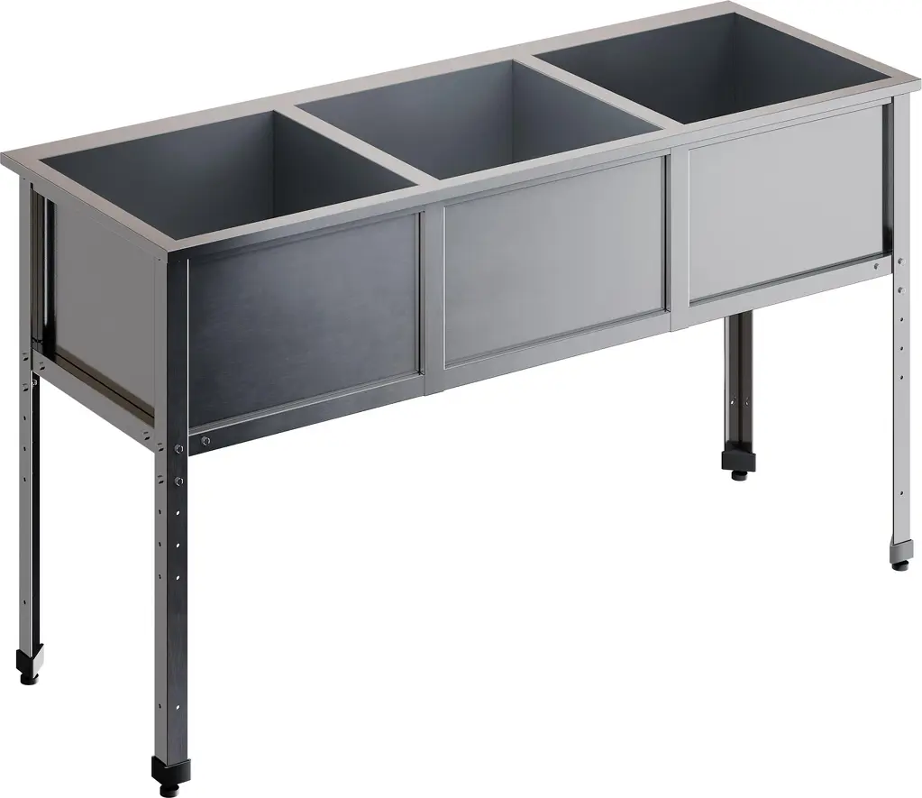 Ванна моечная трехсекционная RESTOINOX ВМС-3/5-ЭК