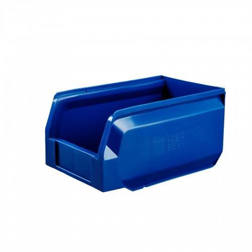 Складской лоток для метизов Logic Box - PT-402 (250х150х130), синий из пластика сплошной на склад