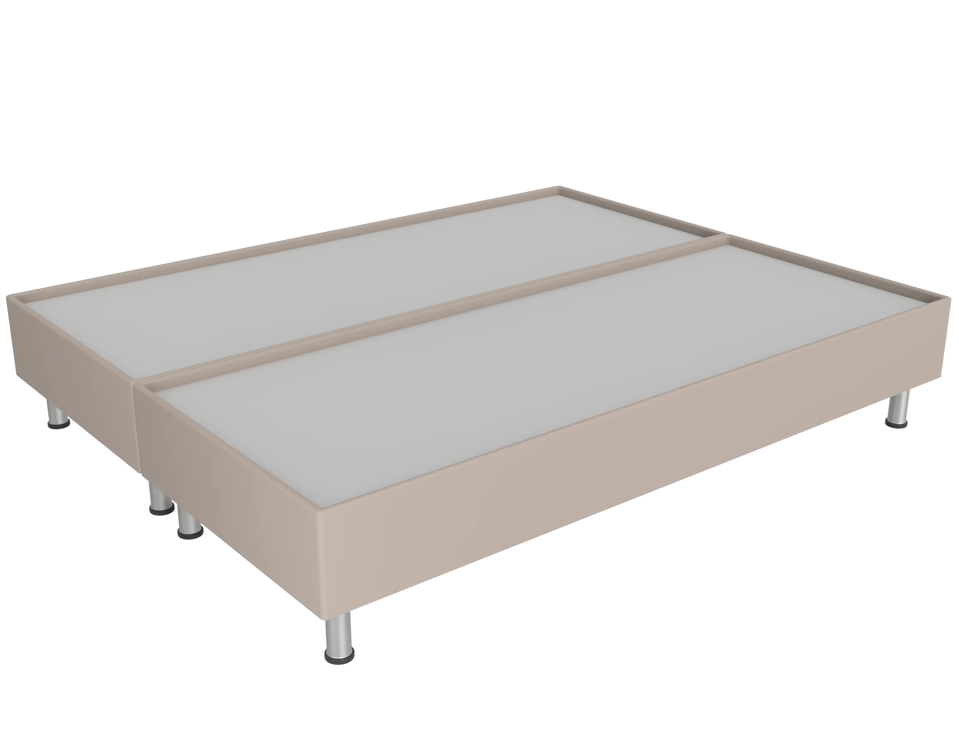 Спринг бокс СБ/2-200/180 бежевый с матрасами Престиж