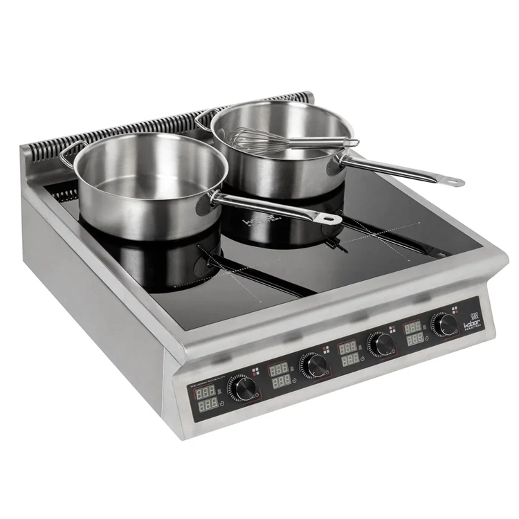 Плита индукционная на полузакрытой подставке 4 конфорки Кобор I9-4S1