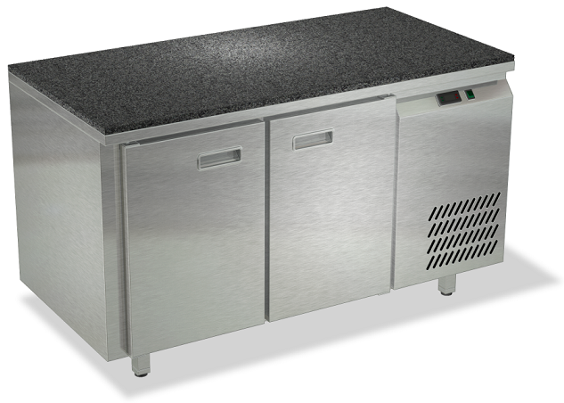 Морозильный стол боковой агрегат столешница камень без борта СПБ/М-323/06-1306 (1390x600x850 мм)