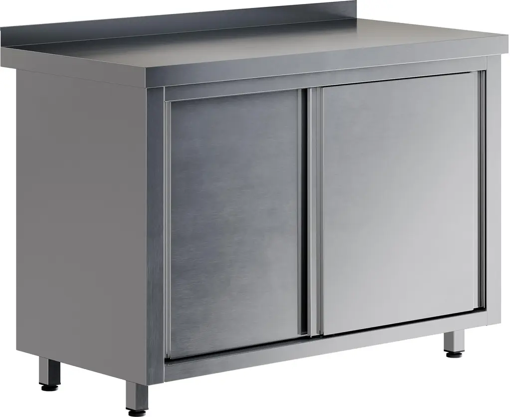 Стол производственный закрытый купе с бортом СПЗК-9/6-Б