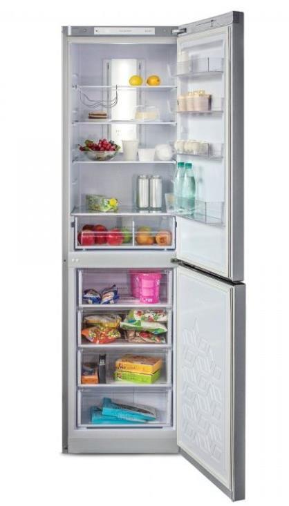 Холодильник БИРЮСА M980NF 370л металлик