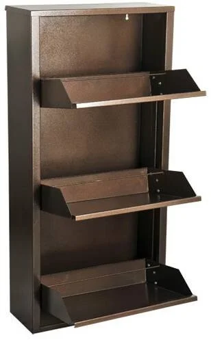 Фото - шкаф металлический для обуви об-3 медный антик