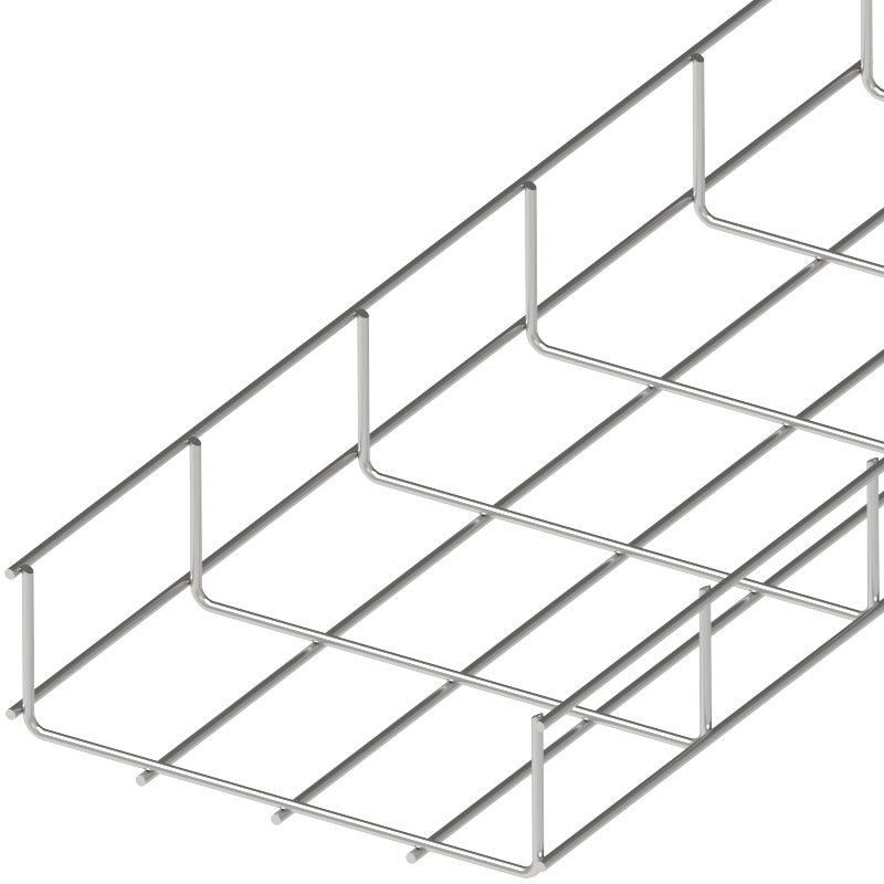 Лоток проволочный 35х100х3000 мм, диаметр 3,8 мм, из коррозионностойкой стали