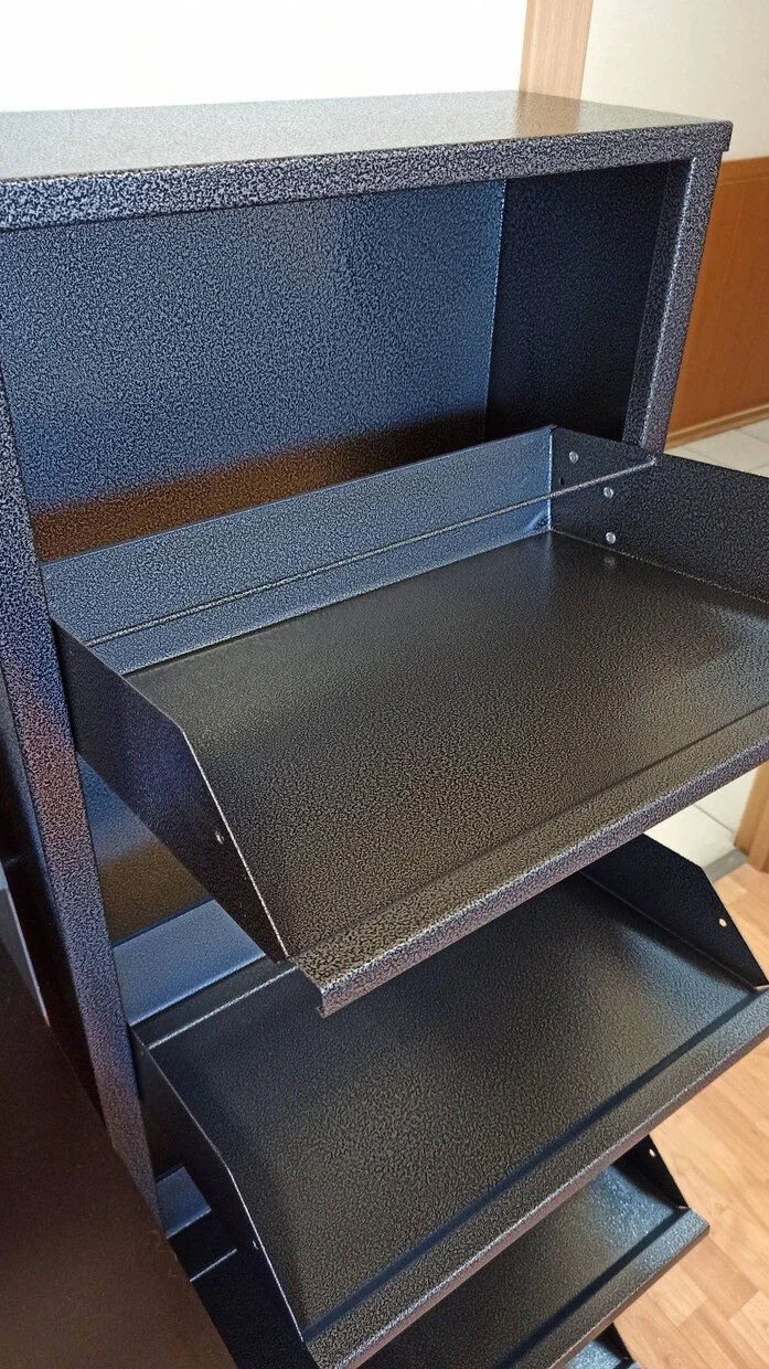 Фото - шкаф металлический для обуви об-4 серебряный антик