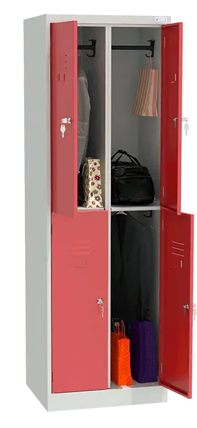 Фото - металлический шкаф для одежды шр 24-600
