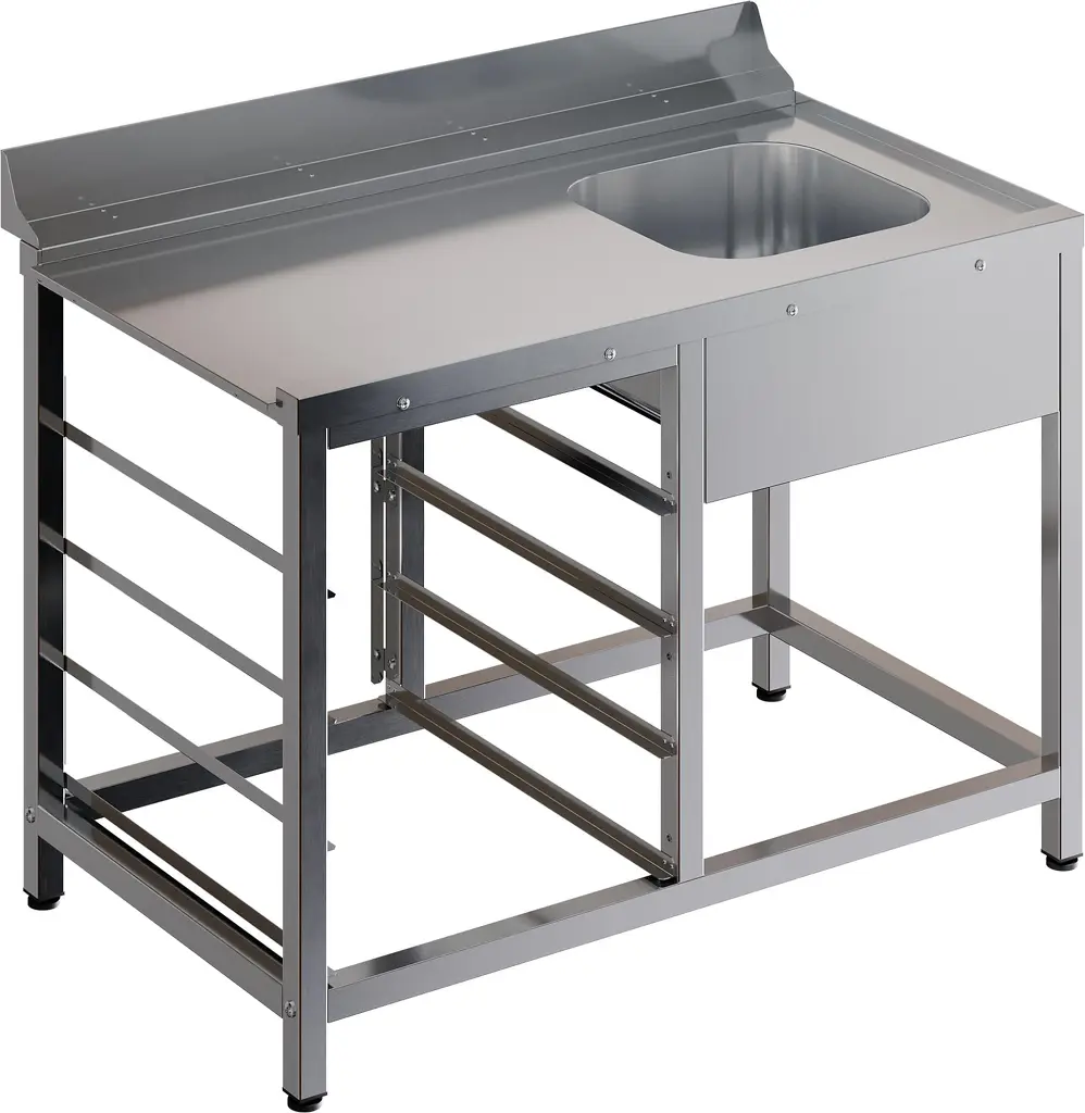 Стол для грязной посуды СВПМВЦН/1-12/7,4-Б для кассет