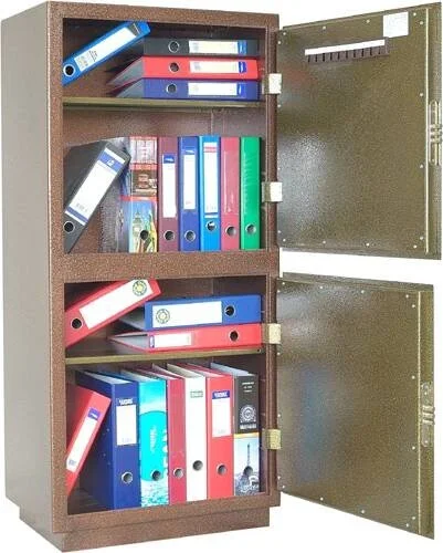 Сейф для бухгалтера двухсекционный ШБ-8А