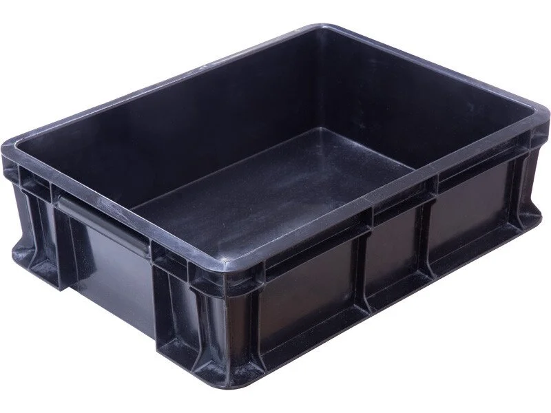Ящик пластиковый 400x300x120 сплошной антистатический